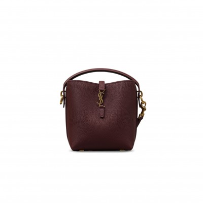 YSL LE 37 MINI IN GRAINED LEATHER 765870 (15*13*6cm)